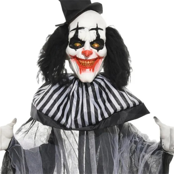 6ft Tall Halloween Crazy Clown Inflatable